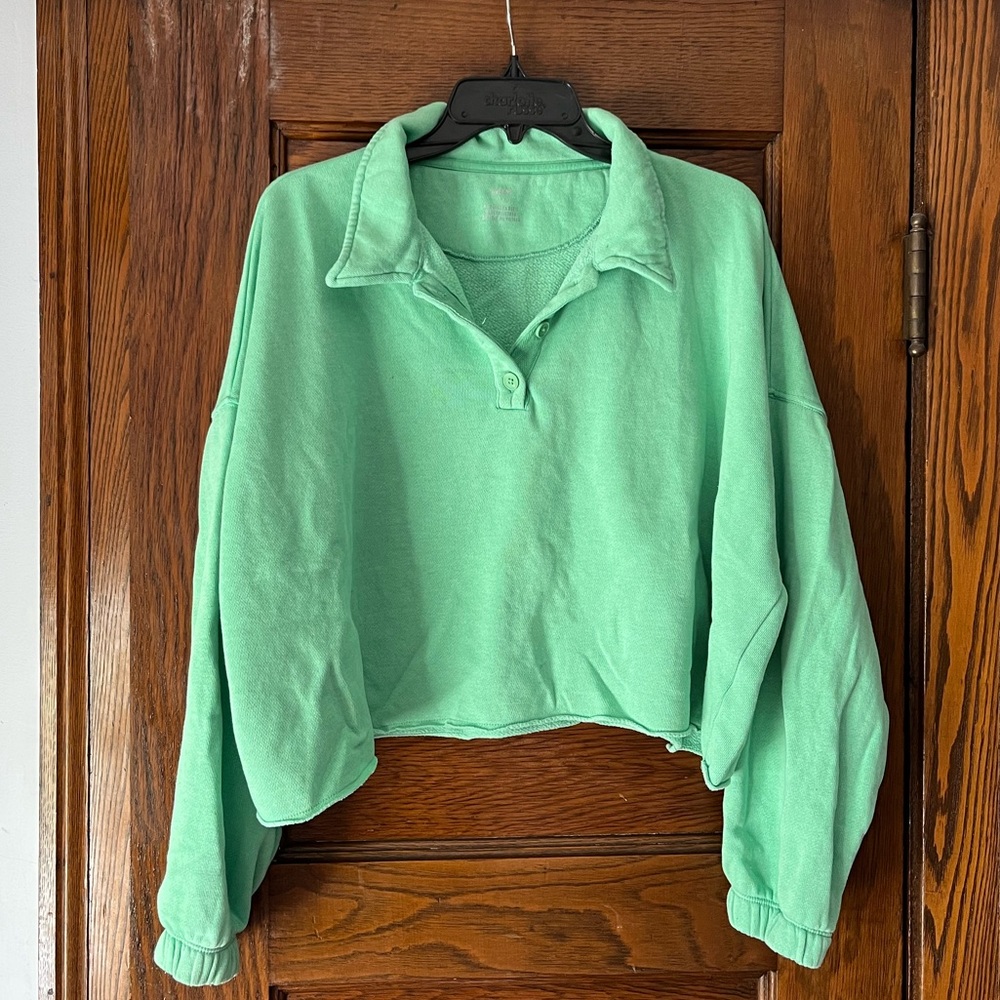 Cropped Quarter-Zip
